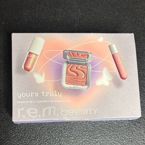 R.e.m Beauty Yours Truly 3 Piece Makeup Set REM Brand New In Box